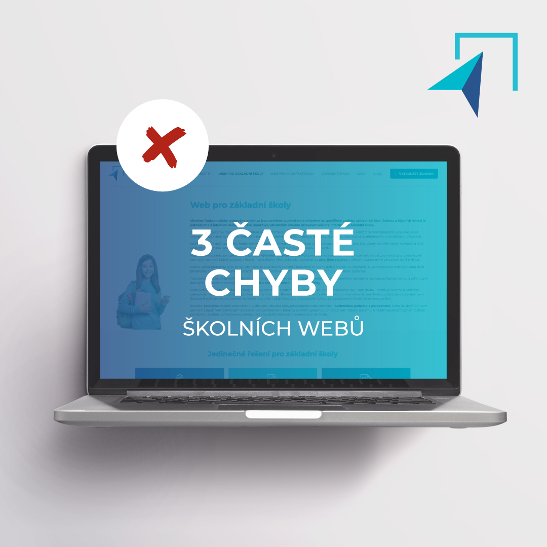 3 časté chyby školních webů